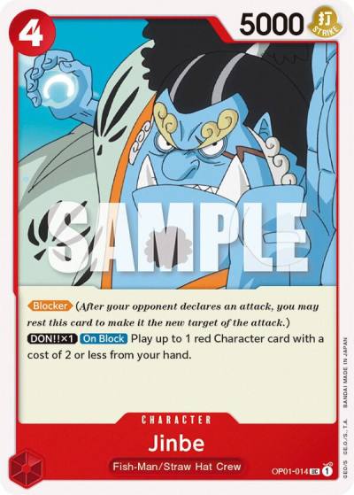 Jinbe (014) OP01-014 Romance Dawn Card