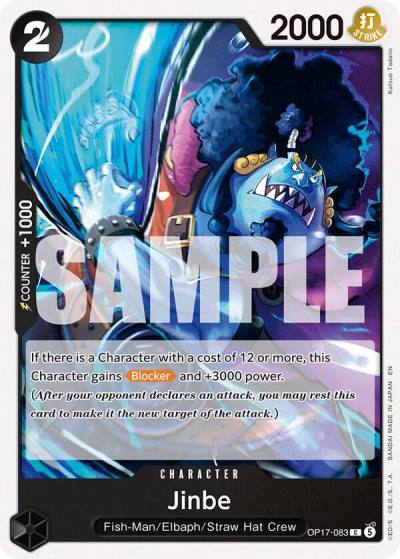 Jinbe (083) OP17-083 The World's Strongest Warriors Card
