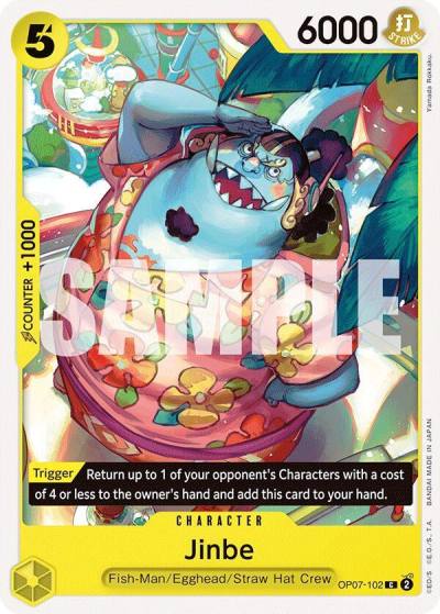 Jinbe (102) OP07-102 500 Years in the Future Card