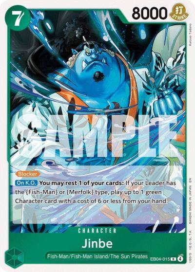 Jinbe - EB04-015 EB04-015 The Azure Sea's Seven Card