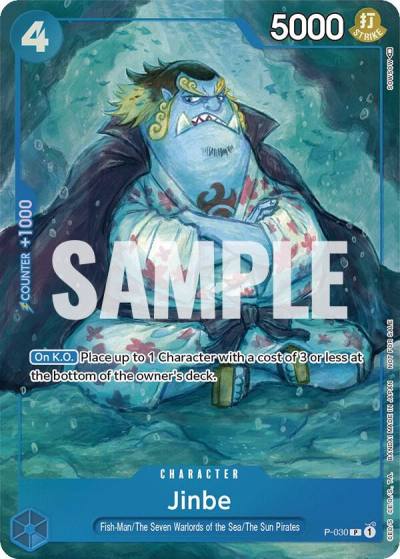 Jinbe (Event Pack Vol. 1) P-030 One Piece Promotion Cards Card