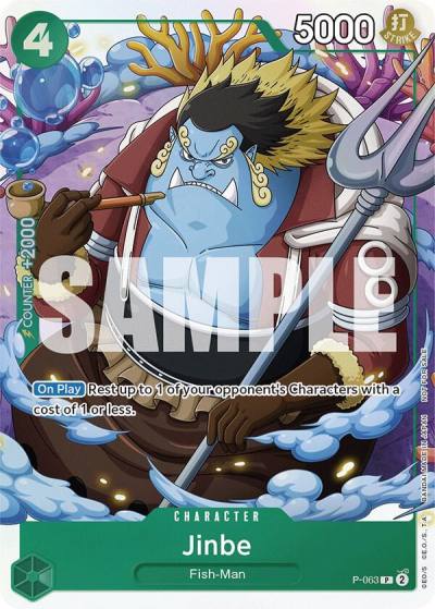 Jinbe (Event Pack Vol. 4) P-063 One Piece Promotion Cards Card