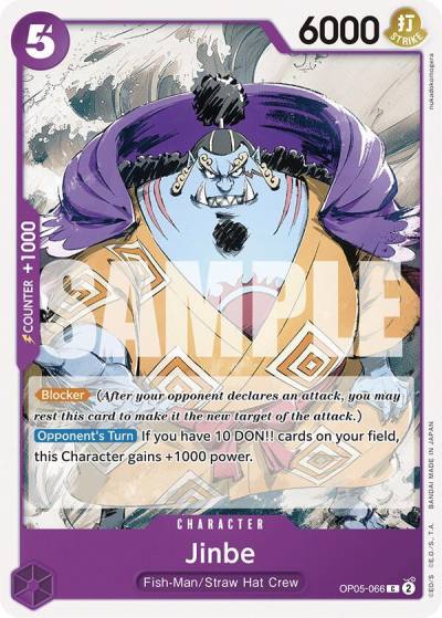 Jinbe OP05-066 Starter Deck 18: PURPLE Monkey.D.Luffy Card