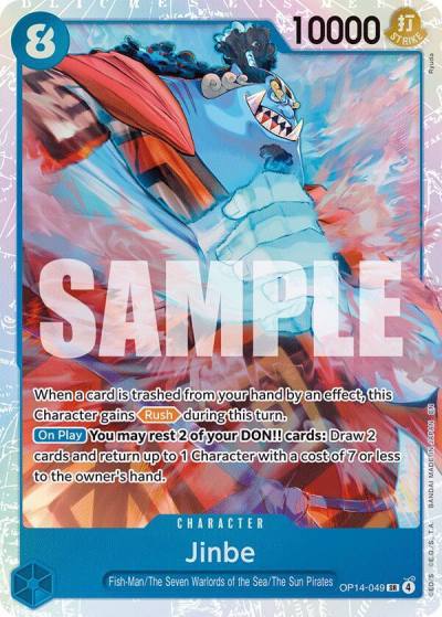 Jinbe - OP14-049 OP14-049 The Azure Sea's Seven Card