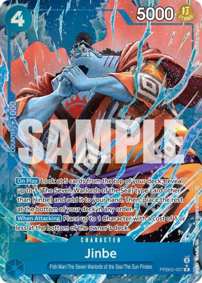 Jinbe (Alternate Art) PRB02-007 Premium Booster -The Best- Vol. 2 Card