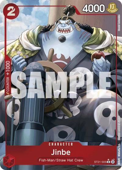 Jinbe (Parallel) ST21-005 Starter Deck EX: Gear 5 Card