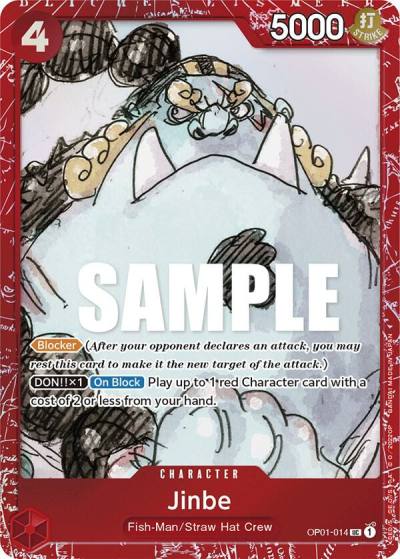 Jinbe (Premium Card Collection -ONE PIECE FILM RED Edition-) OP01-014 One Piece Promotion Cards Card