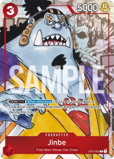 Jinbe - ST01-005 (Alternate Art) ST01-005 One Piece Promotion Cards Card