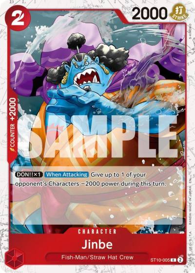 Jinbe - ST10-005 (Pirate Foil) ST10-005 Premium Booster -The Best- Vol. 2 Card