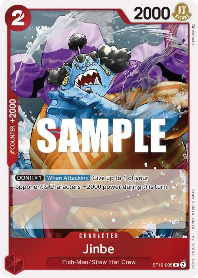 Jinbe ST10-005 Ultra Deck: The Three Captains Card