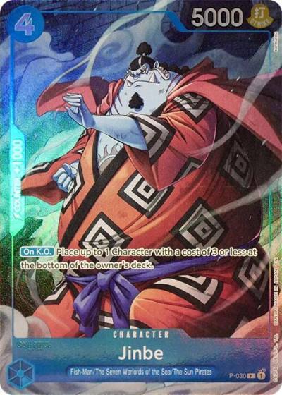 Jinbe (Seven Warlords of the Sea Binder Set) P-030 One Piece Promotion Cards Card