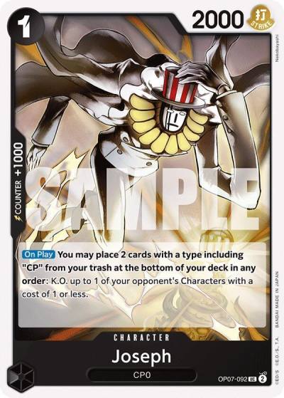 Joseph OP07-092 500 Years in the Future Card