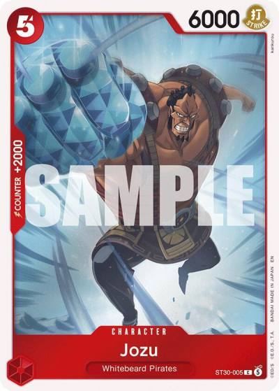 Jozu ST30-005 Starter Deck EX: Luffy & Ace Card