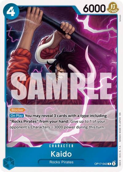 Kaido (042) OP17-042 The World's Strongest Warriors Card