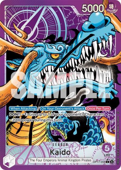 Kaido (058) (Alternate Art) OP17-058 The World's Strongest Warriors Card
