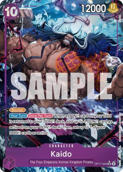 Kaido (062) (Alternate Art) OP17-062 The World's Strongest Warriors Card
