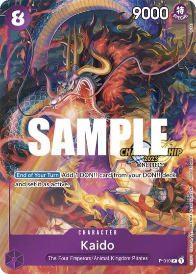 Kaido (CS 2023 Celebration Pack) P-010 One Piece Promotion Cards Card