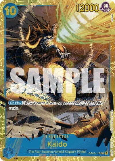 Kaido (OP05-118) (Reprint) OP05-118 Premium Booster -The Best- Card