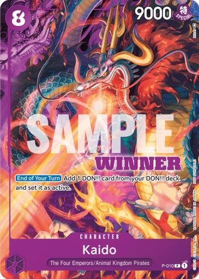 Kaido - P-010 (Winner Pack Vol. 1) P-010 One Piece Promotion Cards Card