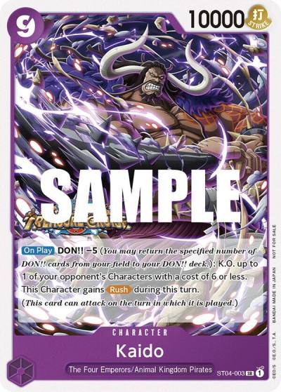 Kaido (Tournament Pack Vol. 5) ST04-003 One Piece Promotion Cards Card