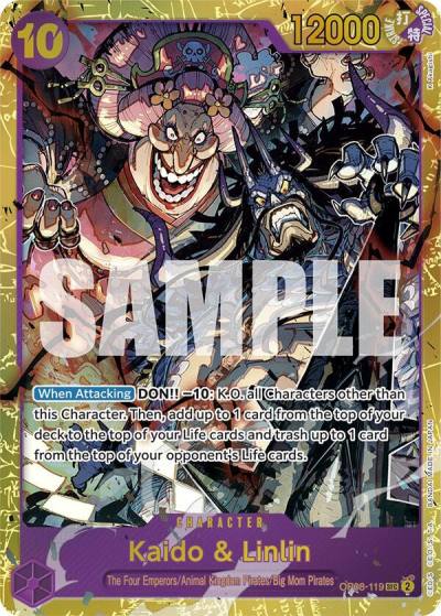 Kaido & Linlin OP08-119 Two Legends Card