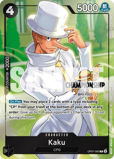 Kaku (CS 25-26 Celebration Pack) OP07-080 One Piece Promotion Cards Card