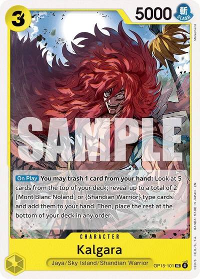 Kalgara OP15-101 Adventure on Kami's Island Card