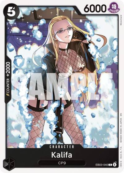 Kalifa EB03-040 Extra Booster: One Piece Heroines Edition Card
