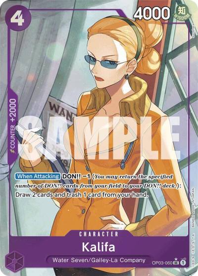 Kalifa (Full Art) OP03-060 Premium Booster -The Best- Card
