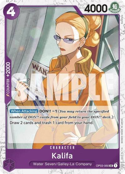 Kalifa (Jolly Roger Foil) OP03-060 Premium Booster -The Best- Card