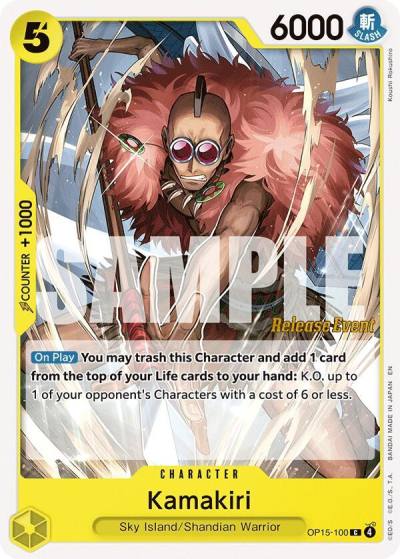 Kamakiri OP15-100 Adventure on Kami's Island Release Event Cards Card