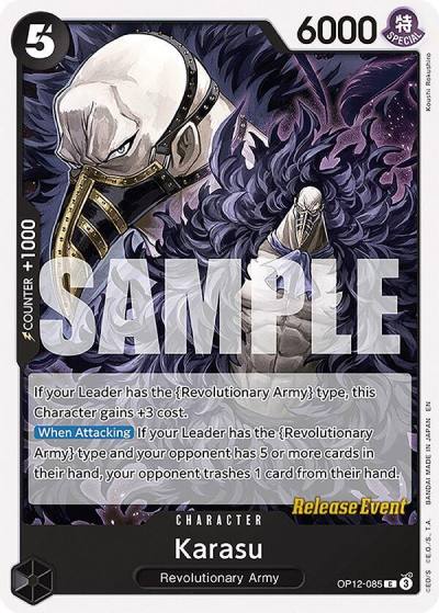Karasu OP12-085 Legacy of the Master Release Event Cards Card