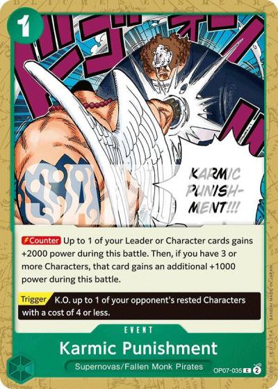 Karmic Punishment OP07-035 500 Years in the Future Card