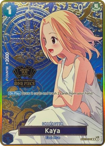 Kaya (One Piece Japanese Version 2nd Anniversary Set) OP03-044 One Piece Promotion Cards Card