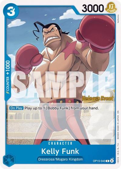 Kelly Funk OP15-043 Adventure on Kami's Island Release Event Cards Card