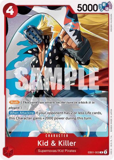 Kid & Killer EB01-003 Extra Booster: Memorial Collection Card