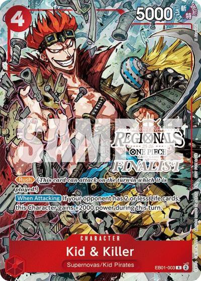 Kid & Killer (Offline Regional Finalist Card Set 2025 Vol.2) EB01-003 One Piece Promotion Cards Card