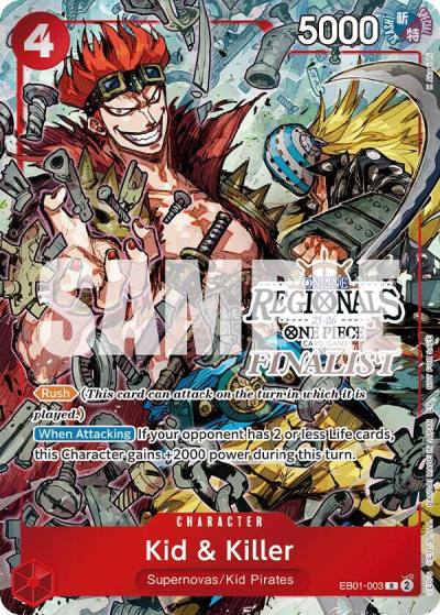 Kid & Killer (Online Regional Finalist Card Set 2025 Vol.2) EB01-003 One Piece Promotion Cards Card