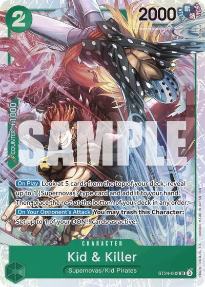 Kid & Killer ST24-002 Starter Deck 24: GREEN Jewelry Bonney Card
