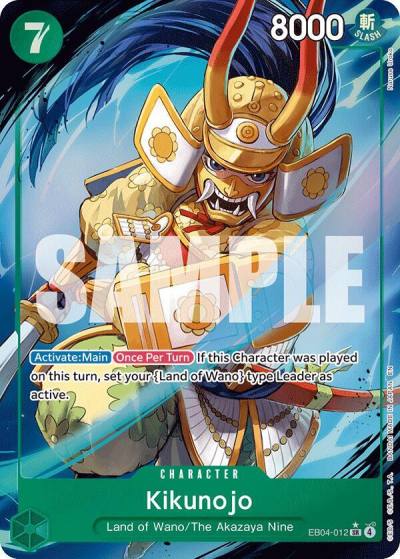 Kikunojo - EB04-012 (Alternate Art) EB04-012 The Azure Sea's Seven Card