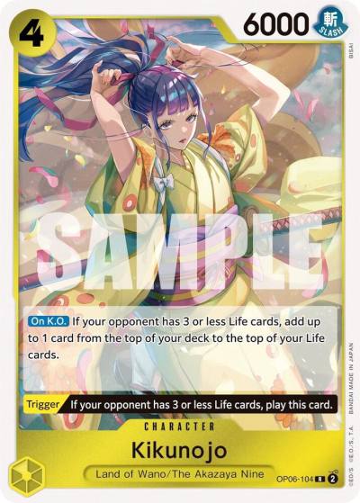 Kikunojo OP06-104 Wings of the Captain Card