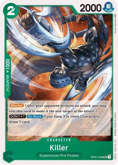 Killer OP01-039 Romance Dawn Card