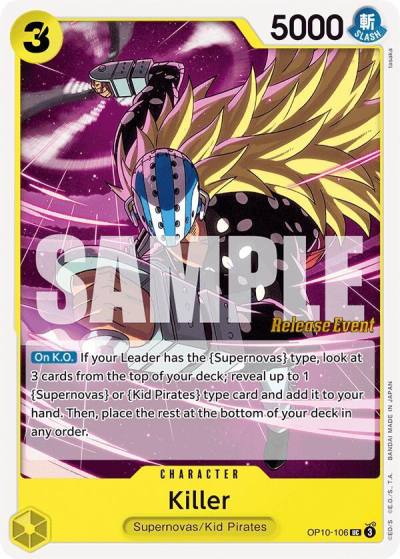 Killer OP10-106 Royal Blood Release Event Cards Card