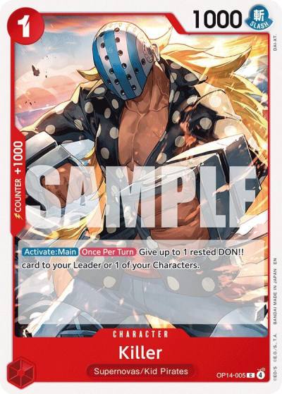 Killer OP14-005 The Azure Sea's Seven Card