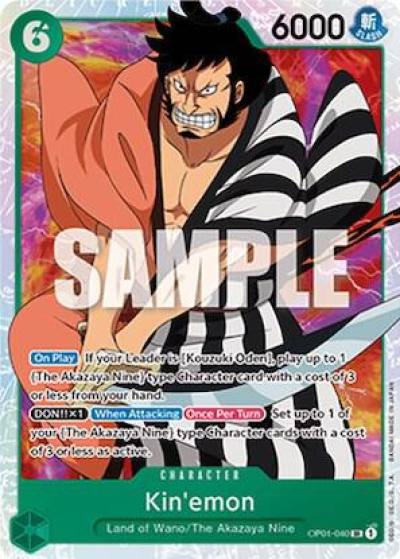 Kin'emon OP01-040 Romance Dawn Card