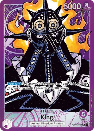 King (091) (Parallel) OP01-091 Romance Dawn Card