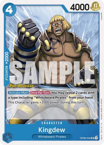 Kingdew OP08-044 Two Legends Pre-Release Cards Card