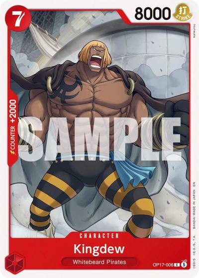Kingdew OP17-006 The World's Strongest Warriors Card