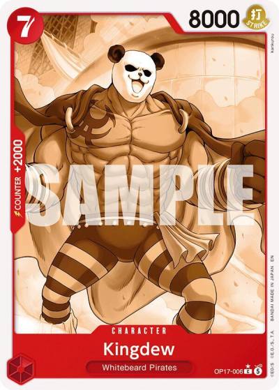 Kingdew (Pandaman Art) OP17-006 The World's Strongest Warriors Card
