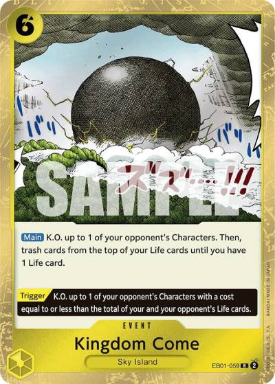Kingdom Come EB01-059 Extra Booster: Memorial Collection Card